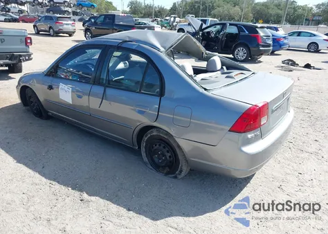 2003 Honda Civic Lx z USA, uszkodzony, nr VIN 2HGES165X3H593554